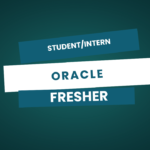 Student/Intern Position at Oracle – Hyderabad & Bengaluru