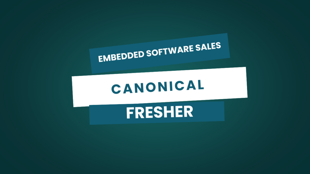 Embedded Software Sales Positions at Canonical – Worldwide Remote