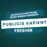 Publicis Sapient Hiring for Associate Software Development Engineer