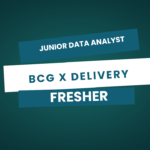 Kickstart Your Data Career: Junior Data Analyst Role at BCG X Delivery (Gurgaon/Bengaluru)